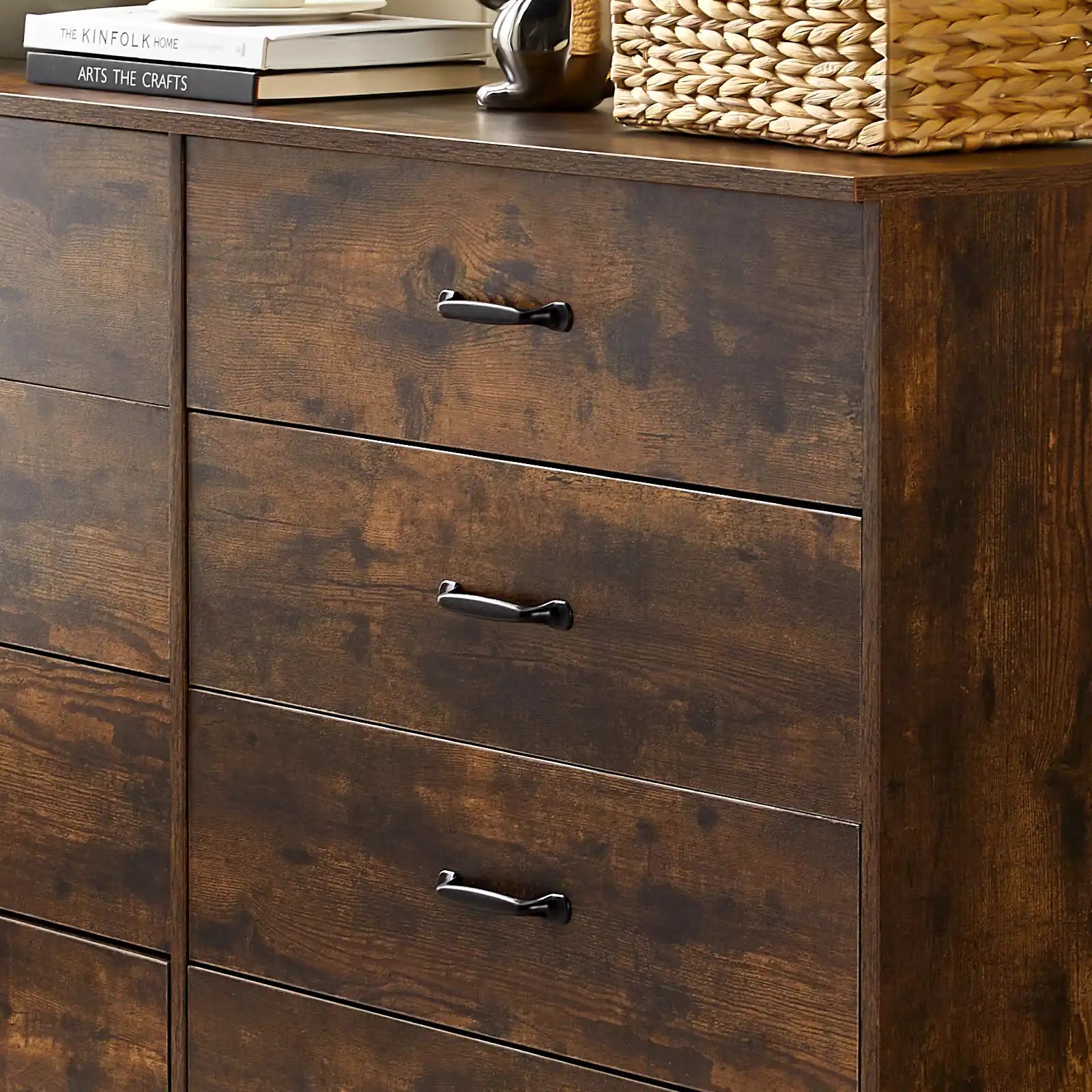 Kamai Rust Brown Chest of Drawers