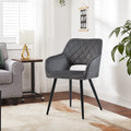 Kieran Velvet Dining Chairs [Set of 2]-7