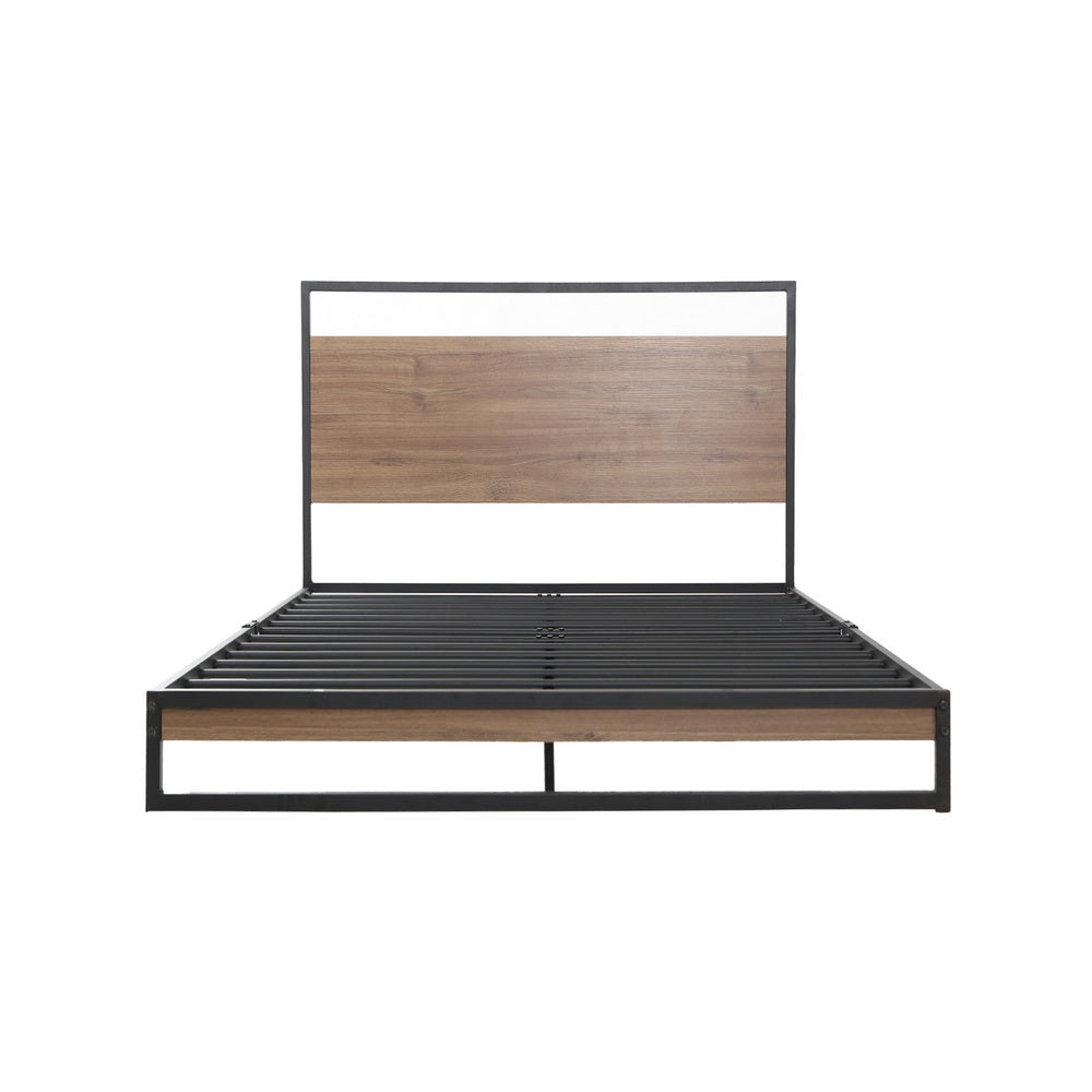 NNEDSZ Artiss Bed Frame Metal Bed Frame DANE - King Single-1