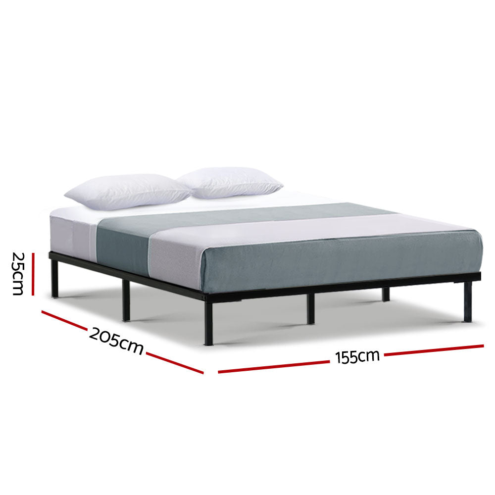 NNEDSZ Artiss Bed Frame Queen Size Metal Bed Frame TED