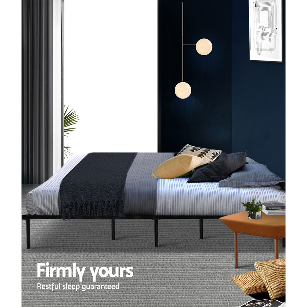 NNEDSZ Artiss Bed Frame Queen Size Metal Bed Frame TED