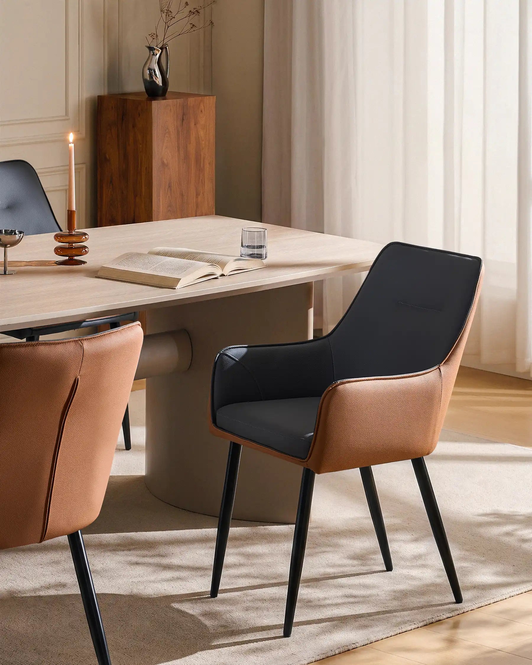 Maxine Faux Leather Dining Chair