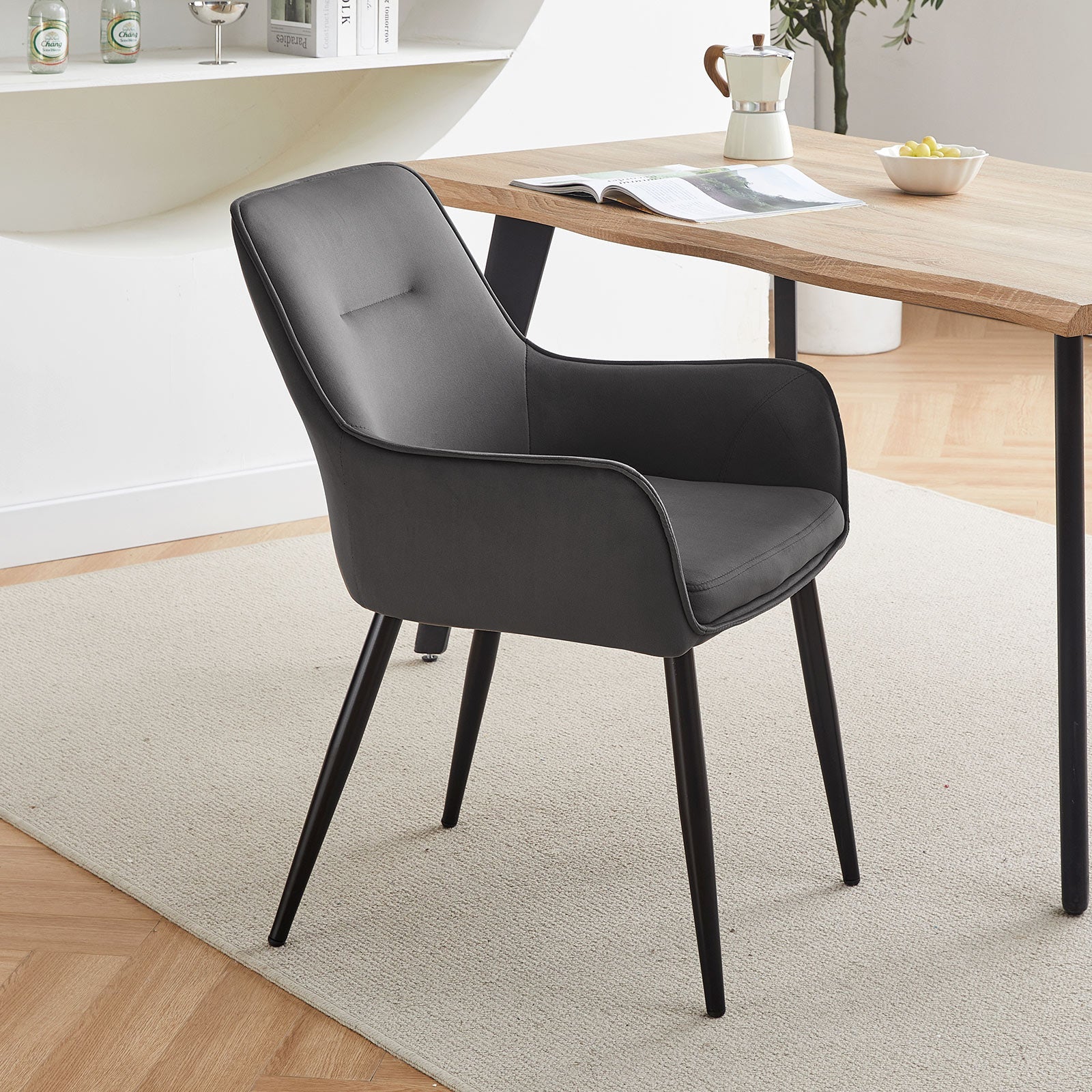 Maxine Velvet Dining Chairs [Set of 2]