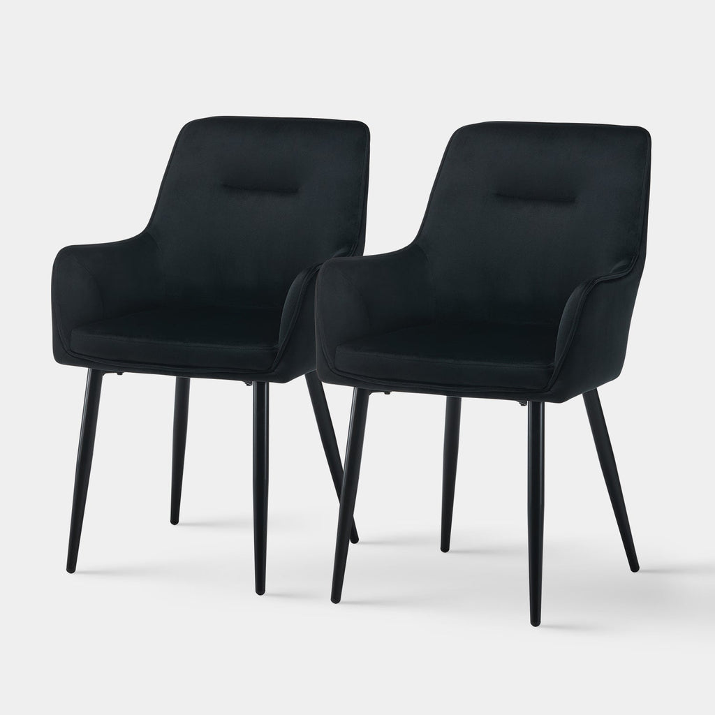 Maxine Velvet Dining Chairs [Set of 2]