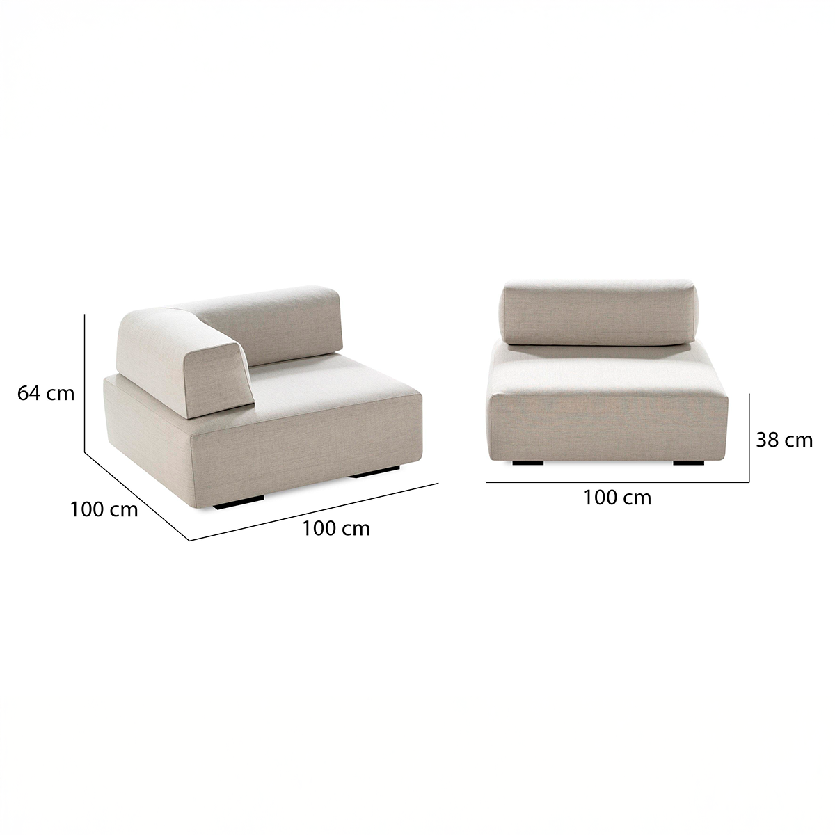 Modul-Sofa Puzzle – Konfigurierbares modulares Sofa für Dein Wohnzimmer