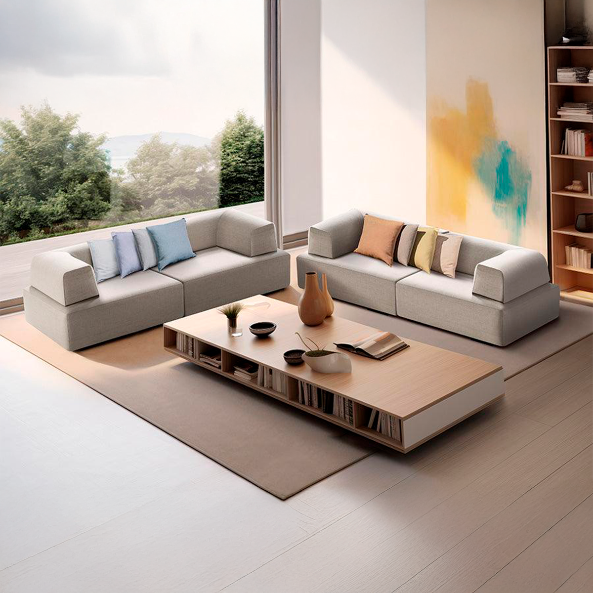 Modul-Sofa Puzzle – Konfigurierbares modulares Sofa für Dein Wohnzimmer