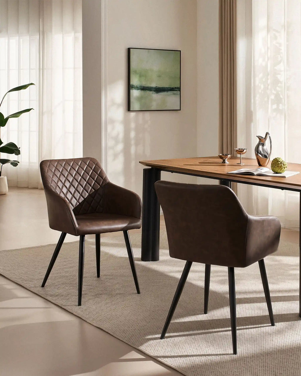 Moree Faux Leather Dining Chair