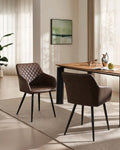 Moree Faux Leather Dining Chair