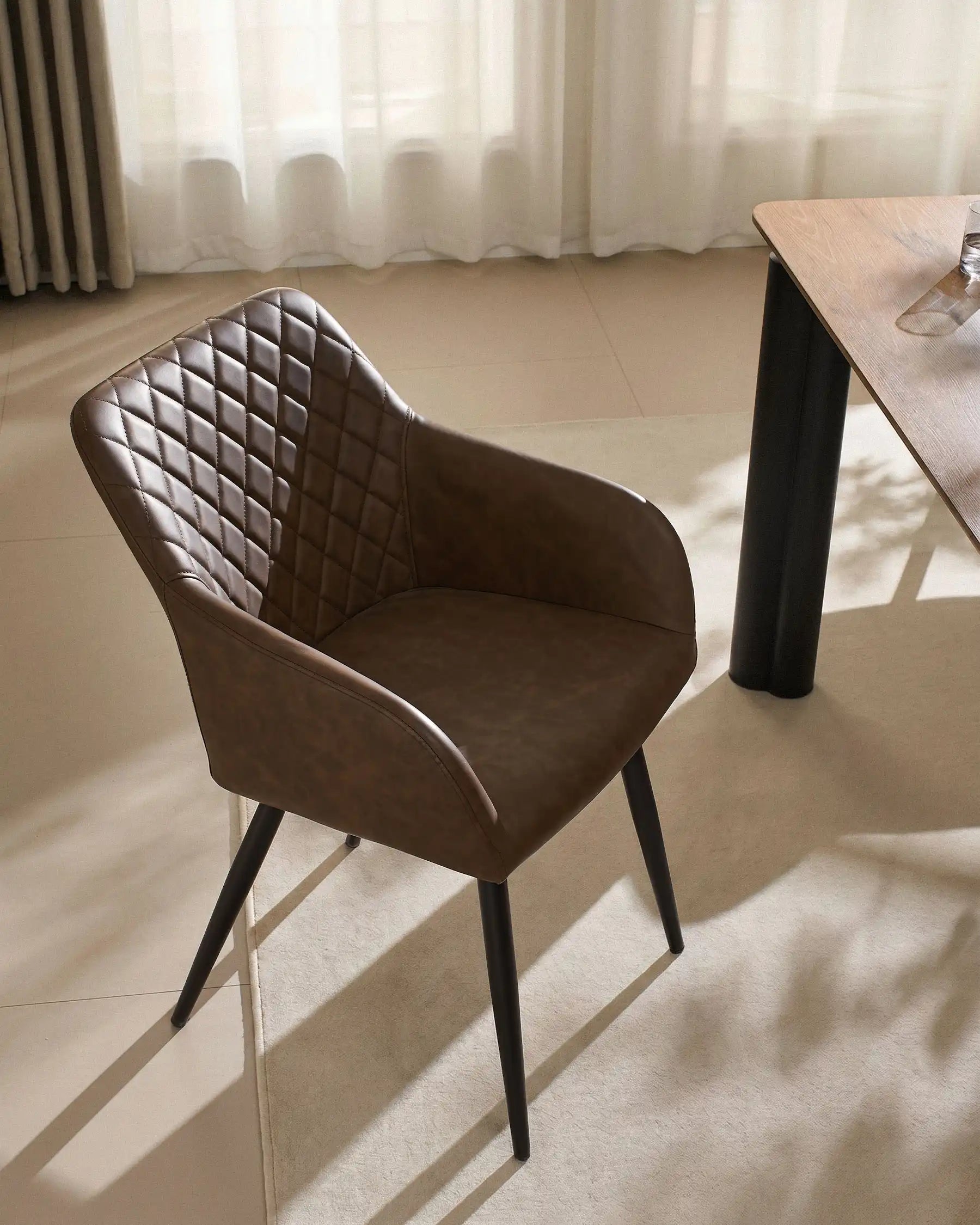 Moree Faux Leather Dining Chair