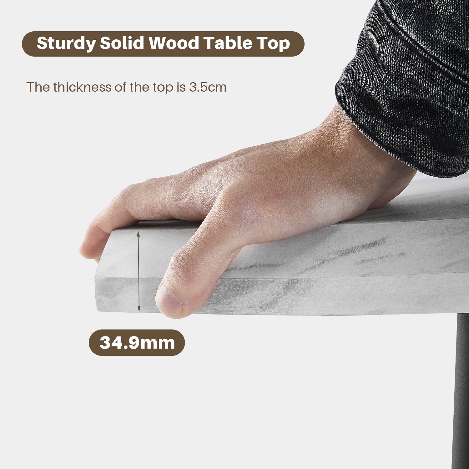 Seibold Live Edge Dining Table [120cm/140cm]