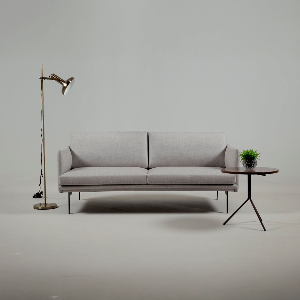Sofa Laurent – Elegantes 3-Sitzer-Sofa im minimalistischen Design