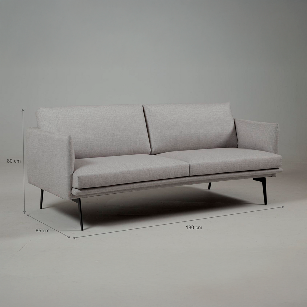 Sofa Laurent – Elegantes 3-Sitzer-Sofa im minimalistischen Design