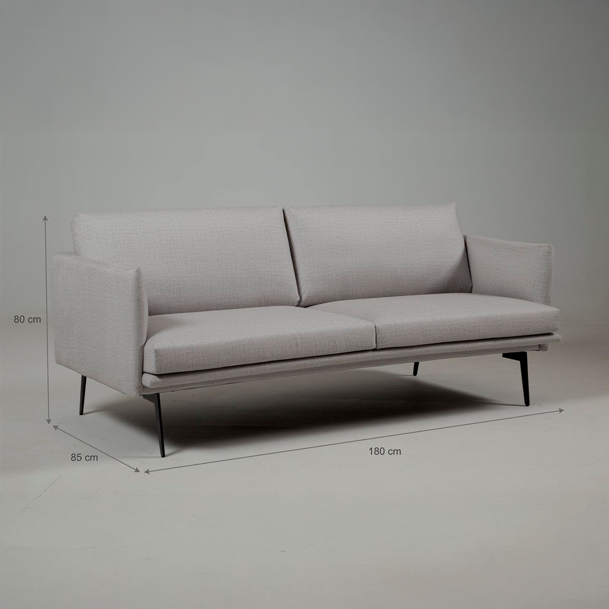 Sofa Laurent – Elegantes 3-Sitzer-Sofa im minimalistischen Design