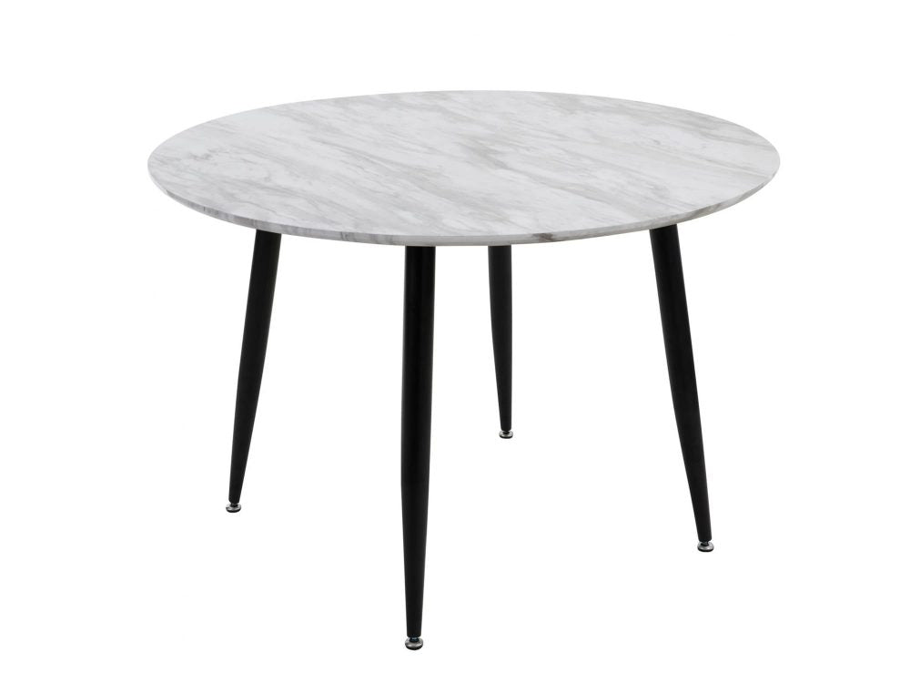 Round MDF Marbling Dining Table-0