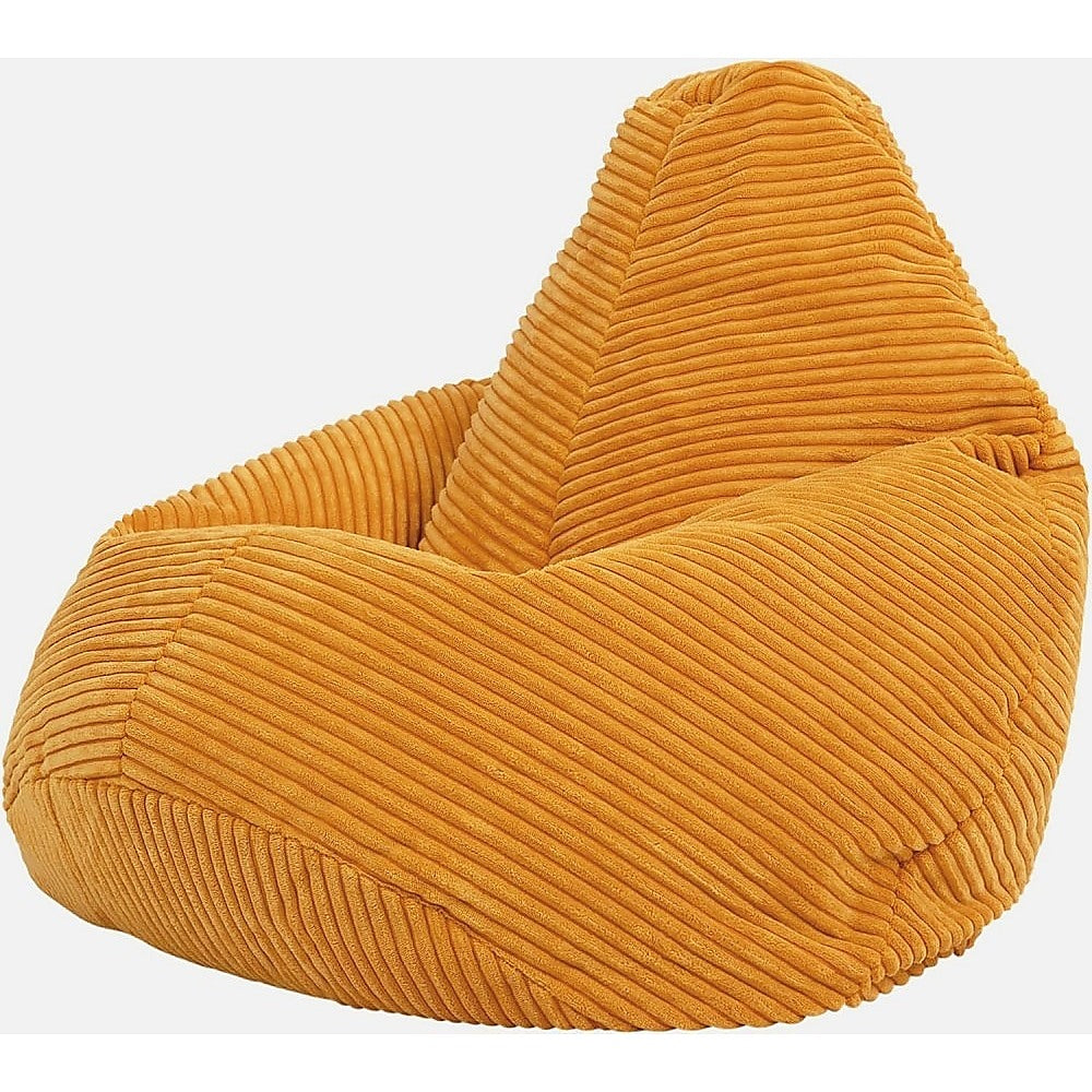 NNEDSZ Jumbo Cord Beanbag Chair Cover Unfilled Large Bean Bag - Mustard-0