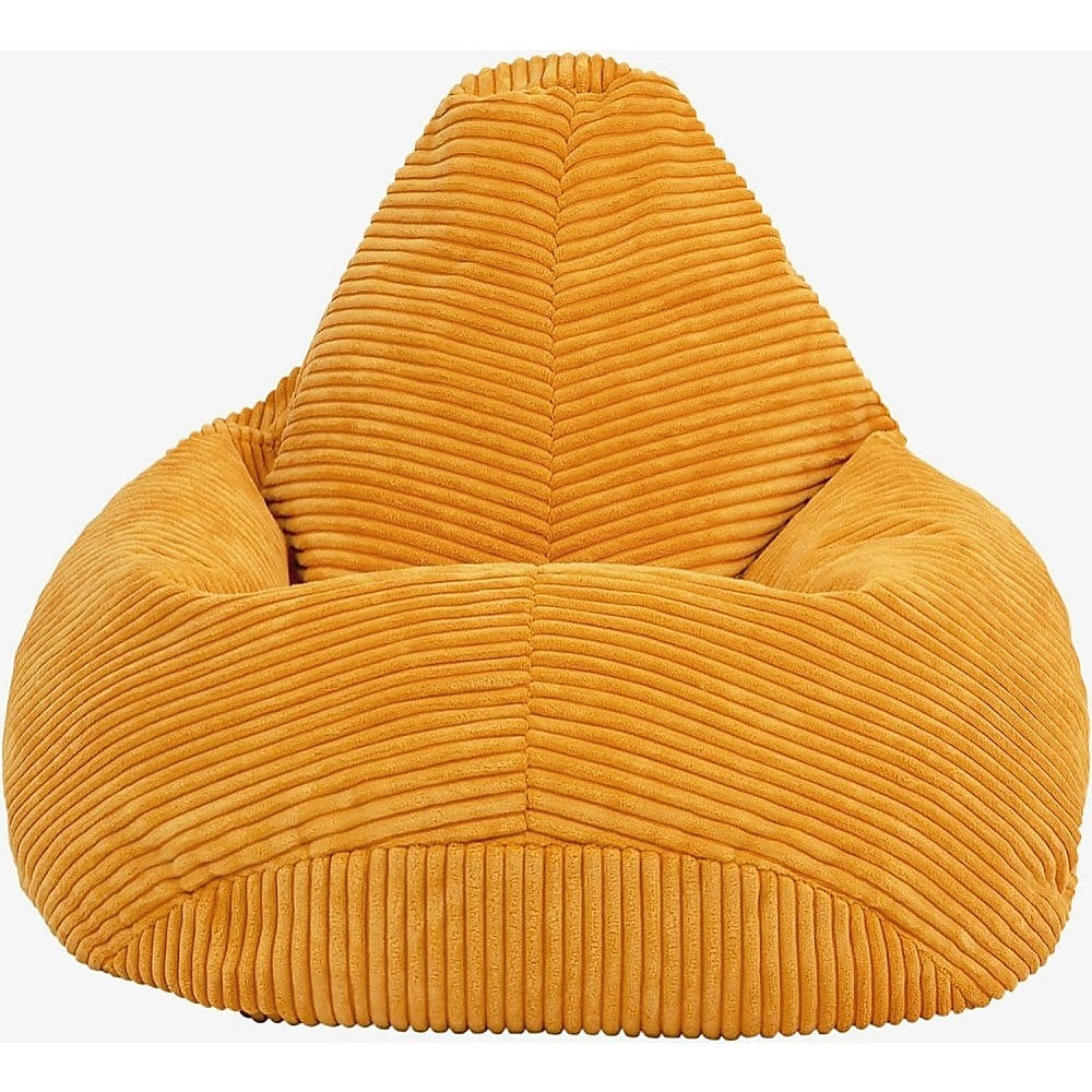 NNEDSZ Jumbo Cord Beanbag Chair Cover Unfilled Large Bean Bag - Mustard-4