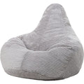 NNEDSZ Jumbo Cord Beanbag Chair Cover Unfilled Large Bean Bag - Grey-0