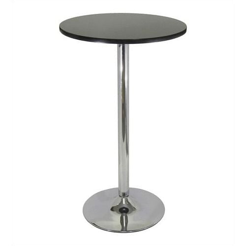 3 Piece Modern Dining Set with Bistro Table and Two Stools