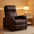 Recliner Chair Brown Adjustable Living Room Armchair