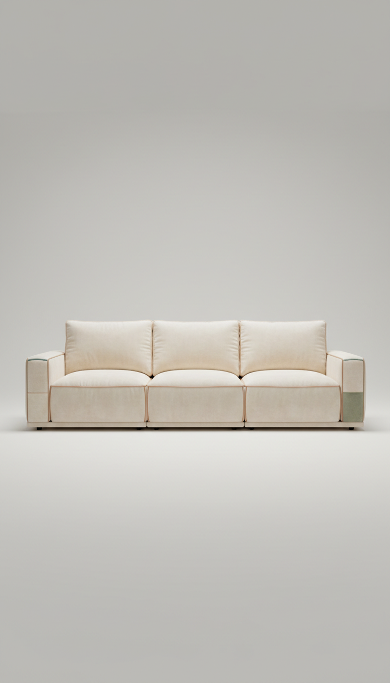 Modular Velvet Sectional Sofa
