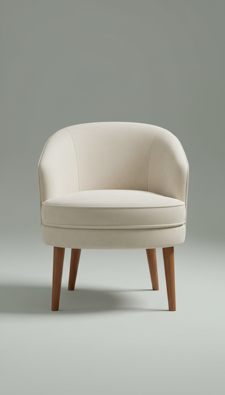 Serene Velvet Accent Chair