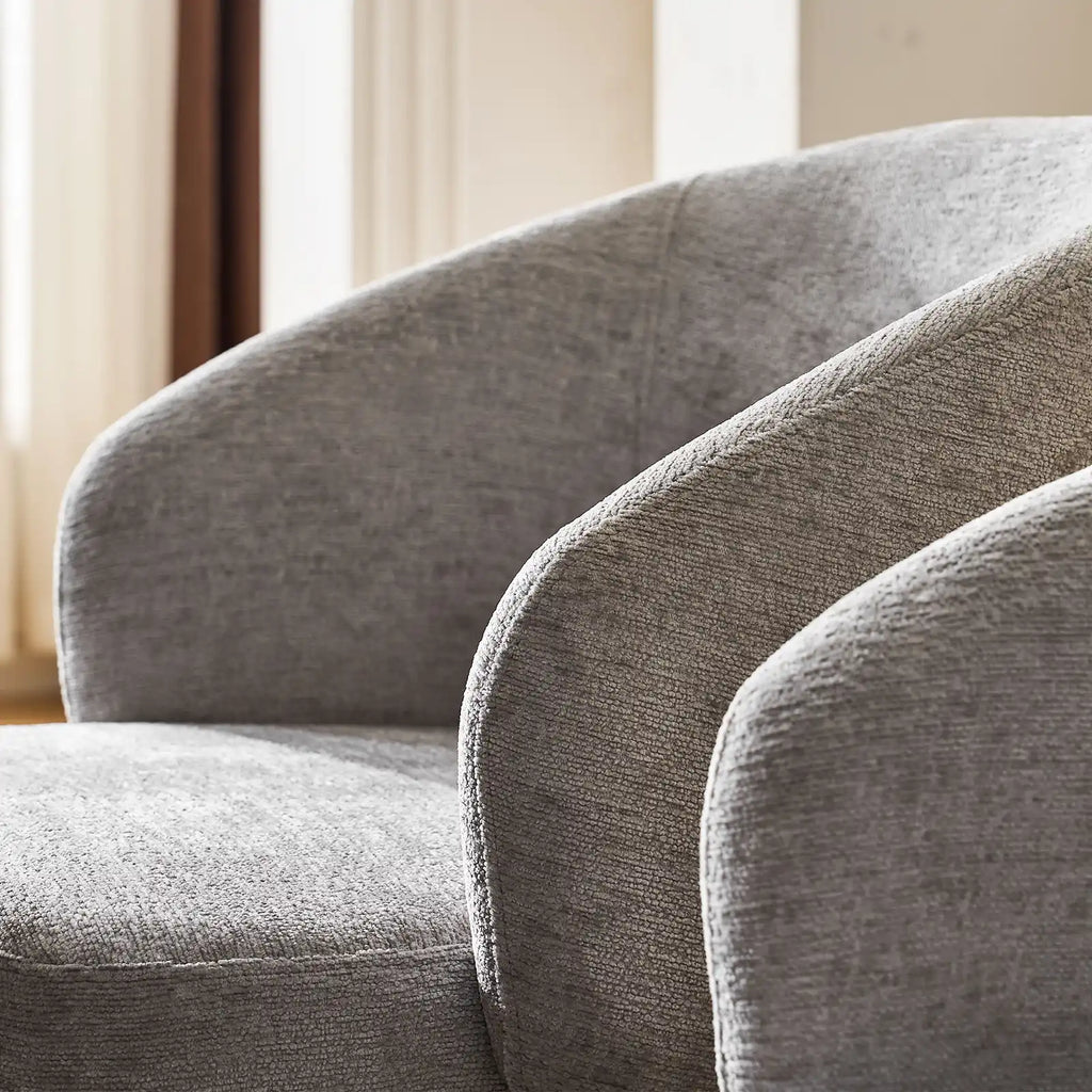 Cleo Grey Swivel Desk Chair