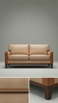 Milan Italian Leather Sofa