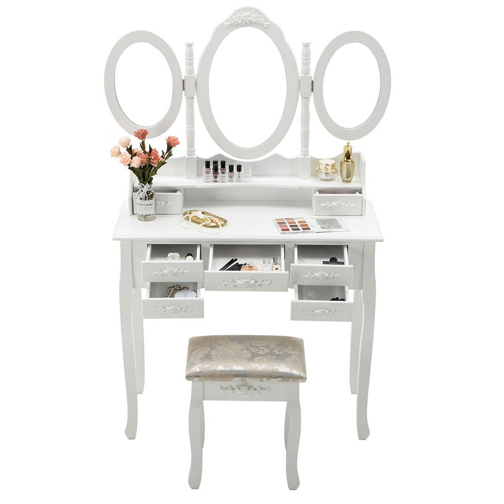 Dressing table Milano, multi-color-white