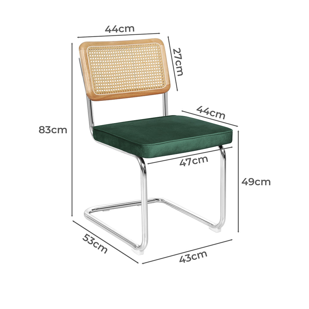 Levede 8xRattan Chair Dining Chairs