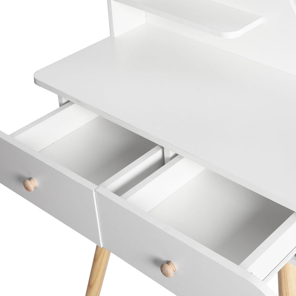Levede Dressing Table Stool LED Mirror