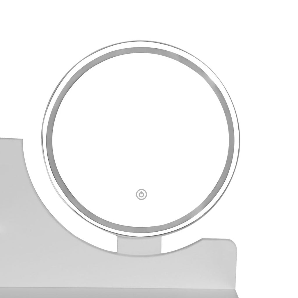 Levede Dressing Table Stool LED Mirror