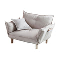 Convertible Sofa Couch with Adjustable Backrest and Armrests-0